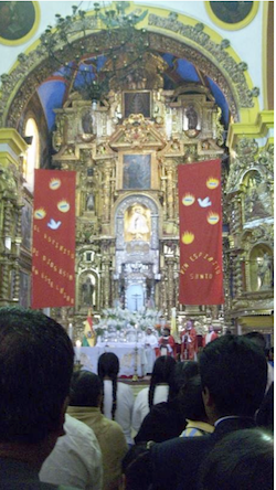 Copacabana Cathedral altar