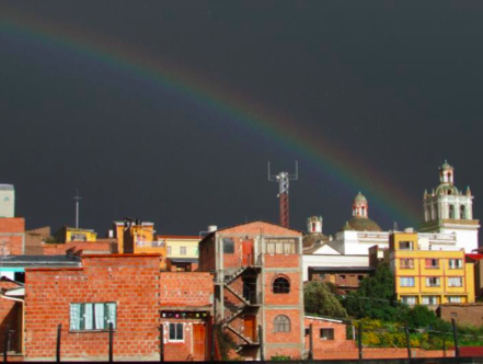 Rainbow above Copacabana