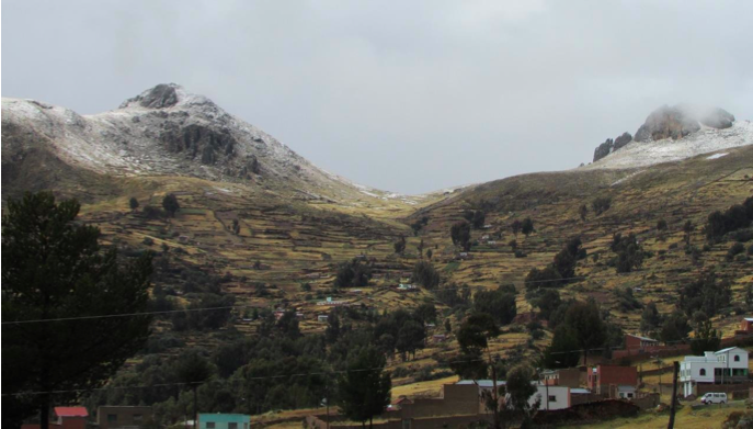 Mountains above Copacabana