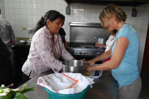 Making tortillas