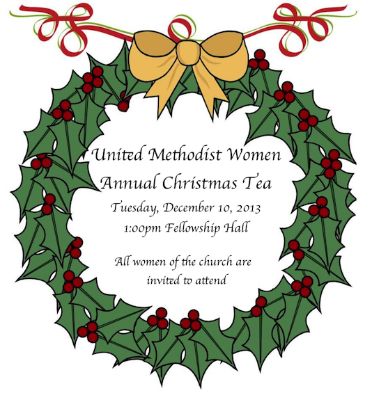 UMW Annual Christmas Tea