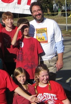 Nick at the 2010 CROP Hunger Walk